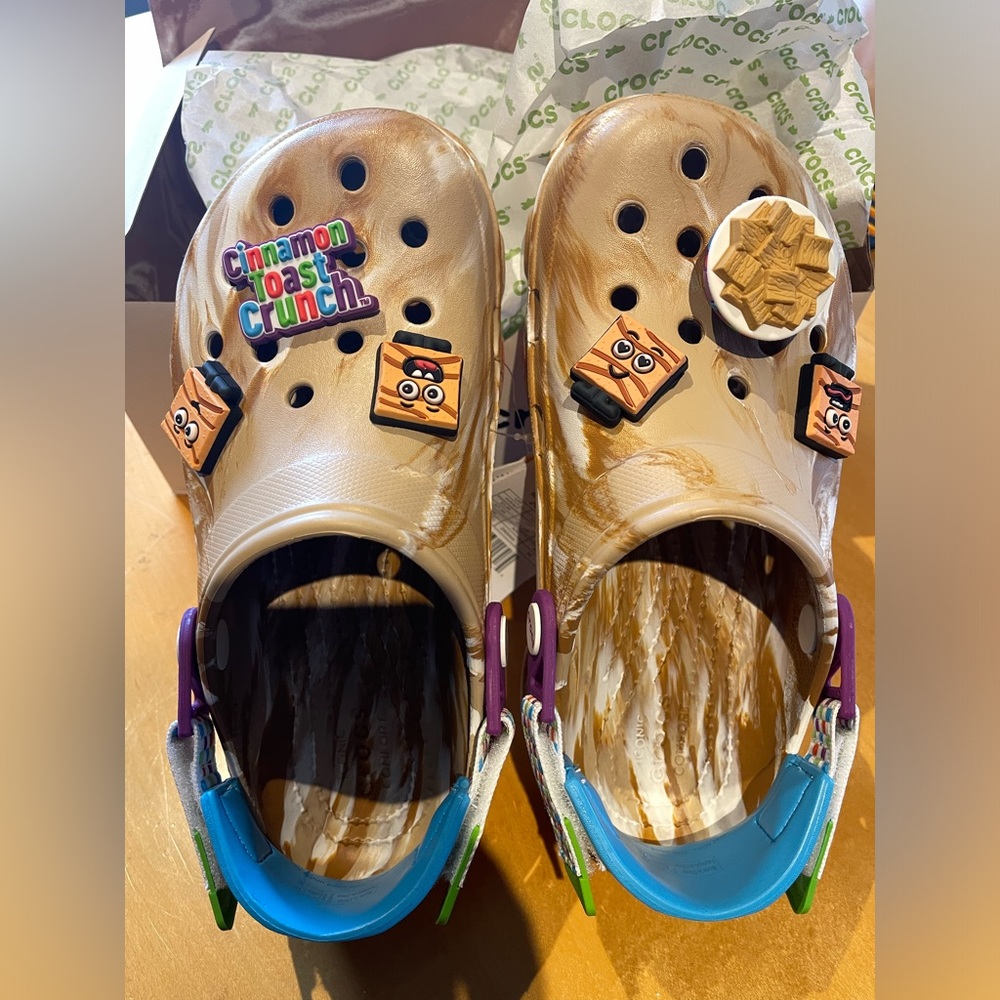 Cinnamon Toast Crunch crocs